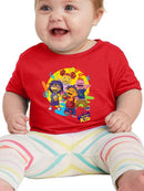 Sid the Science Kid  Vibrant Character Group Graphic Baby's T-shirt
