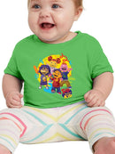 Sid the Science Kid  Vibrant Character Group Graphic Baby's T-shirt