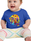 Sid the Science Kid  Vibrant Character Group Graphic Baby's T-shirt