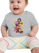 Playful Sid the Science Kid Squad - Fun Learning Graphic Baby's T-shirt