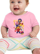 Playful Sid the Science Kid Squad - Fun Learning Graphic Baby's T-shirt