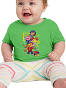 Playful Sid the Science Kid Squad - Fun Learning Graphic Baby's T-shirt