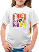 Colorful Sid the Science Kid  Character Graphic Youth's T-shirt