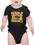 Gerald-Inspired Sid the Science Kid Character Art For Kids Graphic Baby's Bodysuit