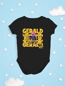 Gerald-Inspired Sid the Science Kid Character Art For Kids Graphic Baby's Bodysuit
