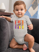 Colorful Sid the Science Kid  Character Graphic Baby's Bodysuit