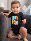 Colorful Curiosity Sid the Science Kid Design - Science And Learning Baby's Bodysuit
