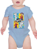 Colorful Curiosity Sid the Science Kid Design - Science And Learning Baby's Bodysuit