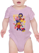 Playful Sid the Science Kid Squad - Fun Learning Graphic Baby's Bodysuit