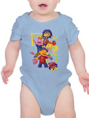 Playful Sid the Science Kid Squad - Fun Learning Graphic Baby's Bodysuit