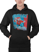 Officially Licensed ICEE Chillin' Polar Bear - Retro Graphic Men's Hoodie