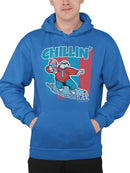 Officially Licensed ICEE Chillin' Polar Bear - Retro Graphic Men's Hoodie