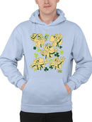 Officially Licensed ICEE Fun, Festive, And Shamrock-Themed Bear Men's Hoodie