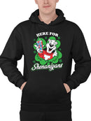 Officially Licensed ICEE Here For Shenanigans - St. Patrick's Day  Men's Hoodie
