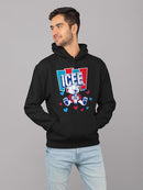 Officially Licensed ICEE Polar-Bear Love - Adorable Cool Heart Graphic Men's Hoodie