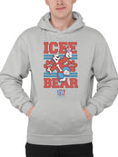 Officially Licensed ICEE Bear Paws Graphic - Cool And Bold Vintage Style Men's Hoodie