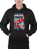 Officially Licensed ICEE Coldest Drink In Town -  Bear Retro Cool Graphic Men's Hoodie
