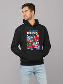 Officially Licensed ICEE Coldest Drink In Town -  Bear Retro Cool Graphic Men's Hoodie