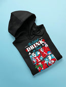 Officially Licensed ICEE Coldest Drink In Town -  Bear Retro Cool Graphic Men's Hoodie