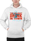 Officially Licensed ICEE Bold Chill Bear - 'Coldest Drink In Town' Graphic  Men's Hoodie