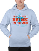 Officially Licensed ICEE Bold Chill Bear - 'Coldest Drink In Town' Graphic  Men's Hoodie