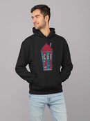 Officially Licensed ICEE Classic Cup Design - Retro 'Coldest Drink In Town' Men's Hoodie