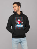 Officially Licensed ICEE Snowy Frosty Vibes - Holiday Bear Graphic Men's Hoodie