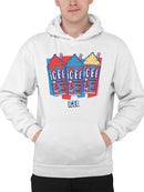 Officially Licensed ICEE Triple Chill Treats - Ice Slush Retro Graphic Men's Hoodie