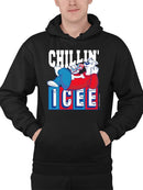 Officially Licensed ICEE Relaxed Chill Mode - Bear Fun Graphic Men's Hoodie