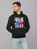 Officially Licensed ICEE Relaxed Chill Mode - Bear Fun Graphic Men's Hoodie
