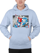 Officially Licensed ICEE Surfing Bear - Arctic Wave Chill Graphic Men's Hoodie