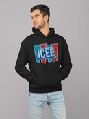 Officially Licensed ICEE Frosty Refresh Retro Graphic Men's Hoodie