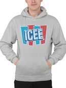Officially Licensed ICEE Frosty Refresh Retro Graphic Men's Hoodie