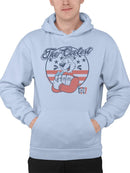 Officially Licensed ICEE Patriotic Retro Bear Slush Graphic Men's Hoodie