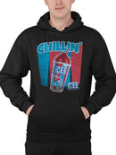 Officially Licensed ICEE Chillin' Trendy Drink - Retro Beverage Graphic  Men's Hoodie
