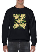 Officially Licensed ICEE Fun, Festive, And Shamrock-Themed Bear Men's Sweatshirt