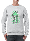 Officially Licensed ICEE Shamrock's Delight - Cool St. Patrick's Day Men's Sweatshirt