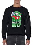 Officially Licensed ICEE Green Vibes Only - Festive St. Patrick's Fun Day Men's Sweatshirt