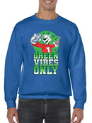 Officially Licensed ICEE Green Vibes Only - Festive St. Patrick's Fun Day Men's Sweatshirt