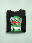 Officially Licensed ICEE Green Vibes Only - Festive St. Patrick's Fun Day Women's Sweatshirt