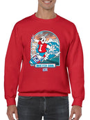Officially Licensed ICEE Surfing Wave Vibes - Cool Graphic Men's Sweatshirt