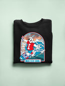 Officially Licensed ICEE Surfing Wave Vibes - Cool Graphic Women's Sweatshirt