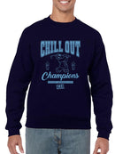 Officially Licensed ICEE Chill Out Champions - Cool Golf Club Men's Sweatshirt