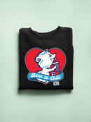 Officially Licensed ICEE Born To Chill Heart - Cozy Polar-Bear Graphic Men's Sweatshirt