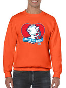 Officially Licensed ICEE Born To Chill Heart - Cozy Polar-Bear Graphic Men's Sweatshirt