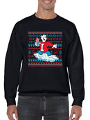 Officially Licensed ICEE Polar-Bear Holiday Sweater - Festive Vibes Men's Sweatshirt