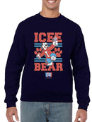 Officially Licensed ICEE Bear Paws - Cool And Bold Vintage Style Men's Sweatshirt