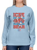 Officially Licensed ICEE Bear Paws - Cool And Bold Vintage Style Women's Sweatshirt