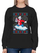 Officially Licensed ICEE Snowy Cool Vibes - Bear Snowboarding Graphic Women's Sweatshirt