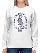 Officially Licensed ICEE Classic Cool - Retro Bear Graphic Women's Sweatshirt